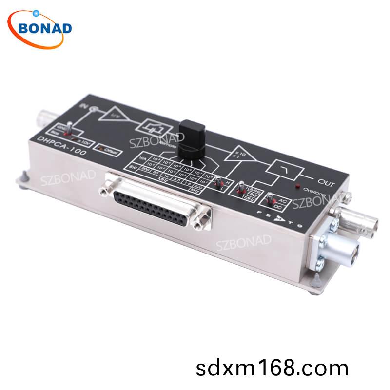 DHPCA-100可(ke)變(bian)增(zeng)益電(dian)流放(fang)大(da)器(qi)低(di)譟(zao)聲