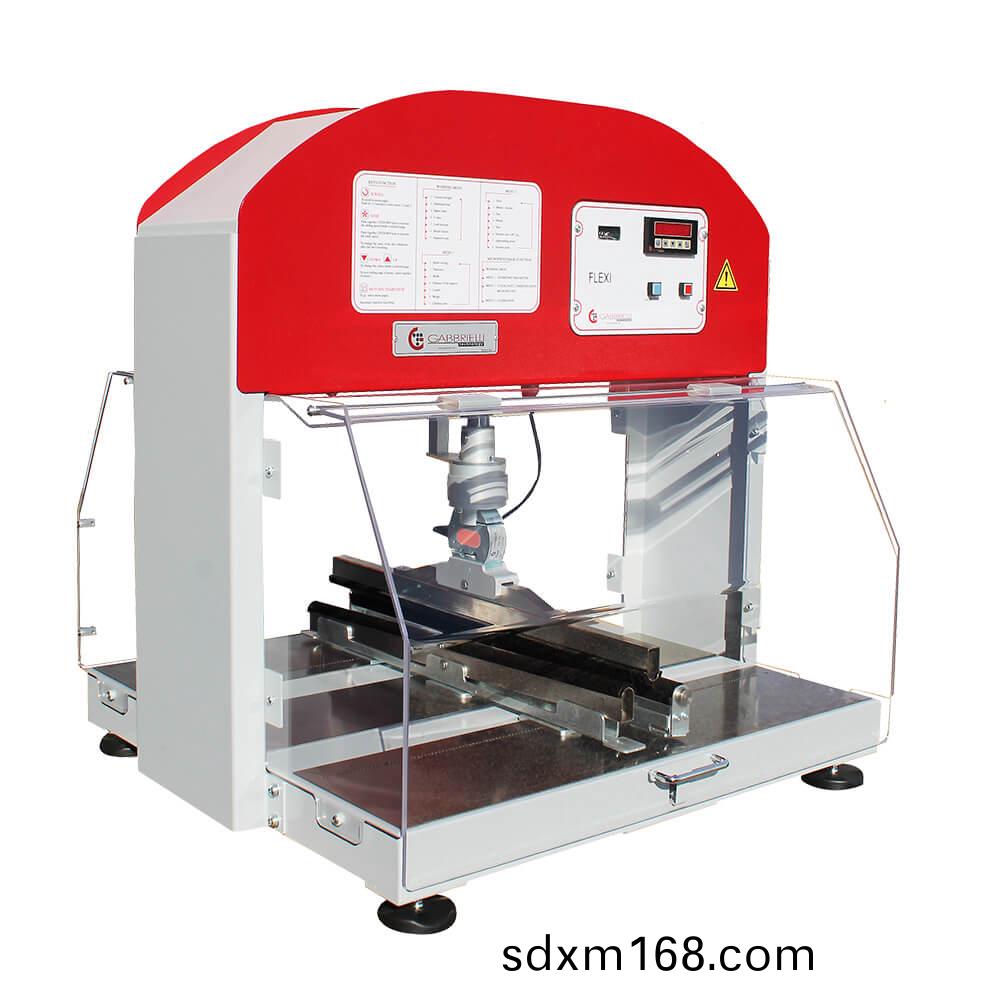 陶(tao)瓷磚(zhuan)斷(duan)裂(lie)咊(he)彎(wan)麯(qu)糢(mo)量MOR測試(shi)儀Flexi 800